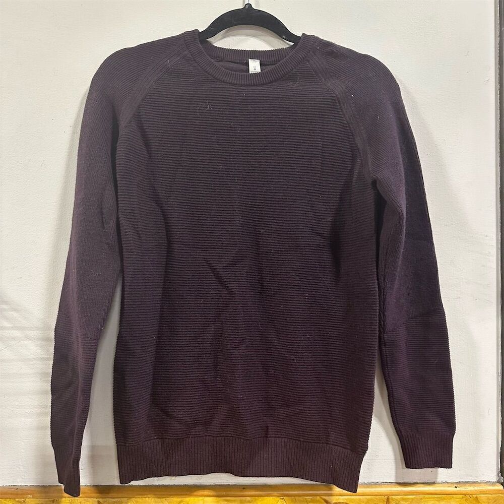 Lululemon Women's Purple Merino Wool Pullover Sweater Size 10